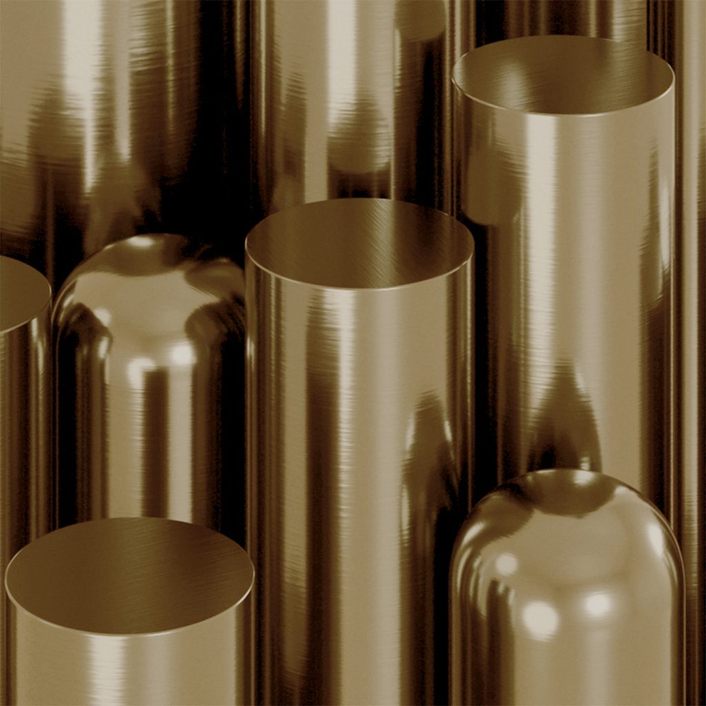 Brushed brass